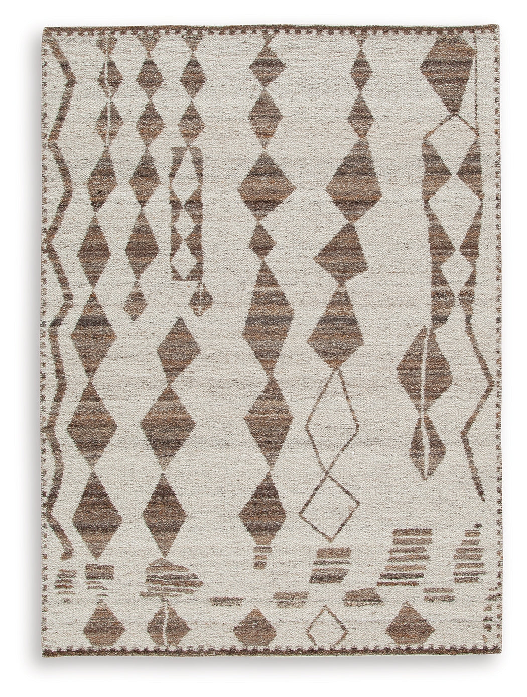 Brettler Beige/Brown Medium Rug - Ornate Home