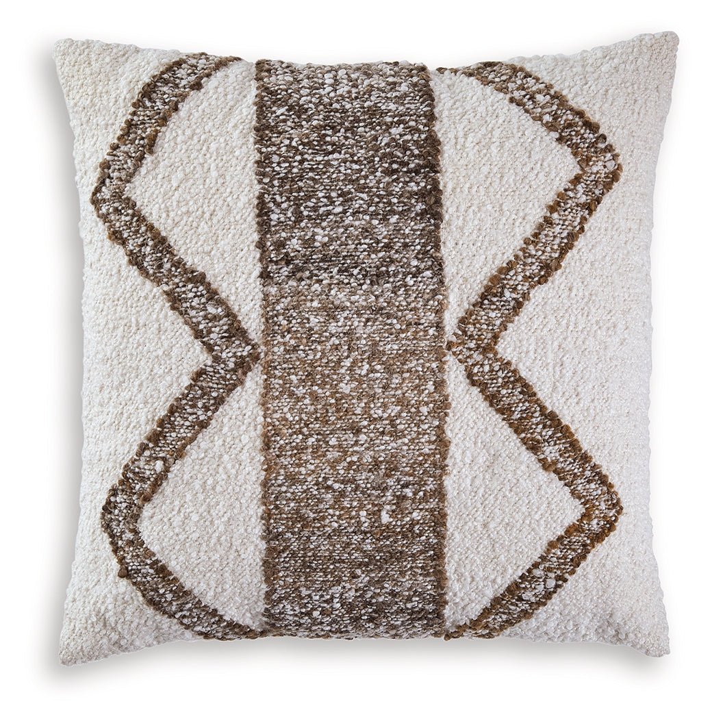 Brettwood Ivory/Brown Pillow (Set of 4) - Ornate Home