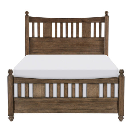 Brevard Light Brown Eastern King Bed - Ornate Home