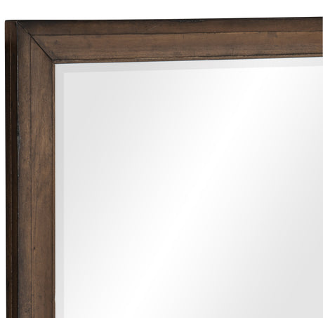 Brevard Light Brown Mirror - Ornate Home