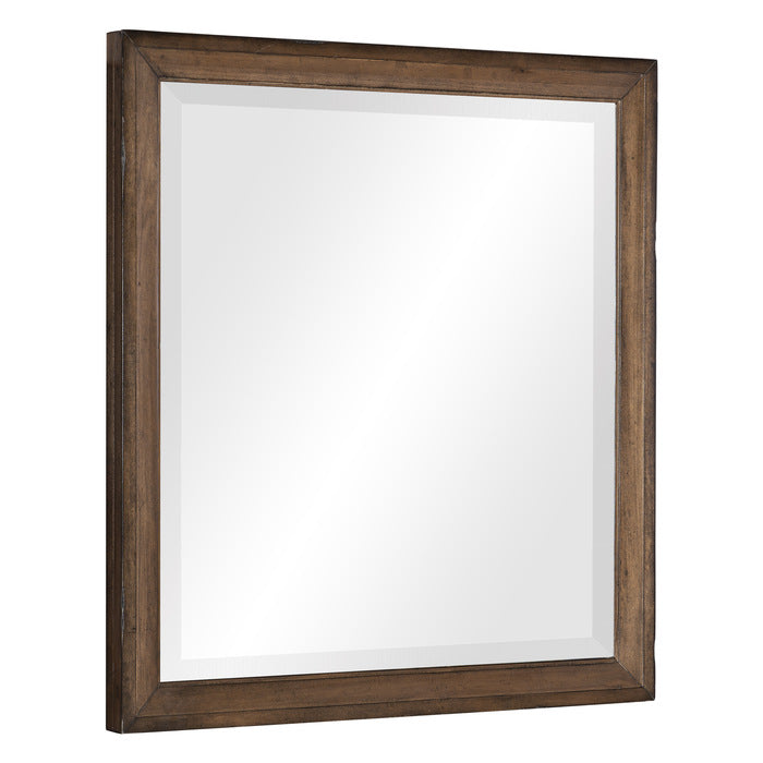 Brevard Light Brown Mirror - Ornate Home