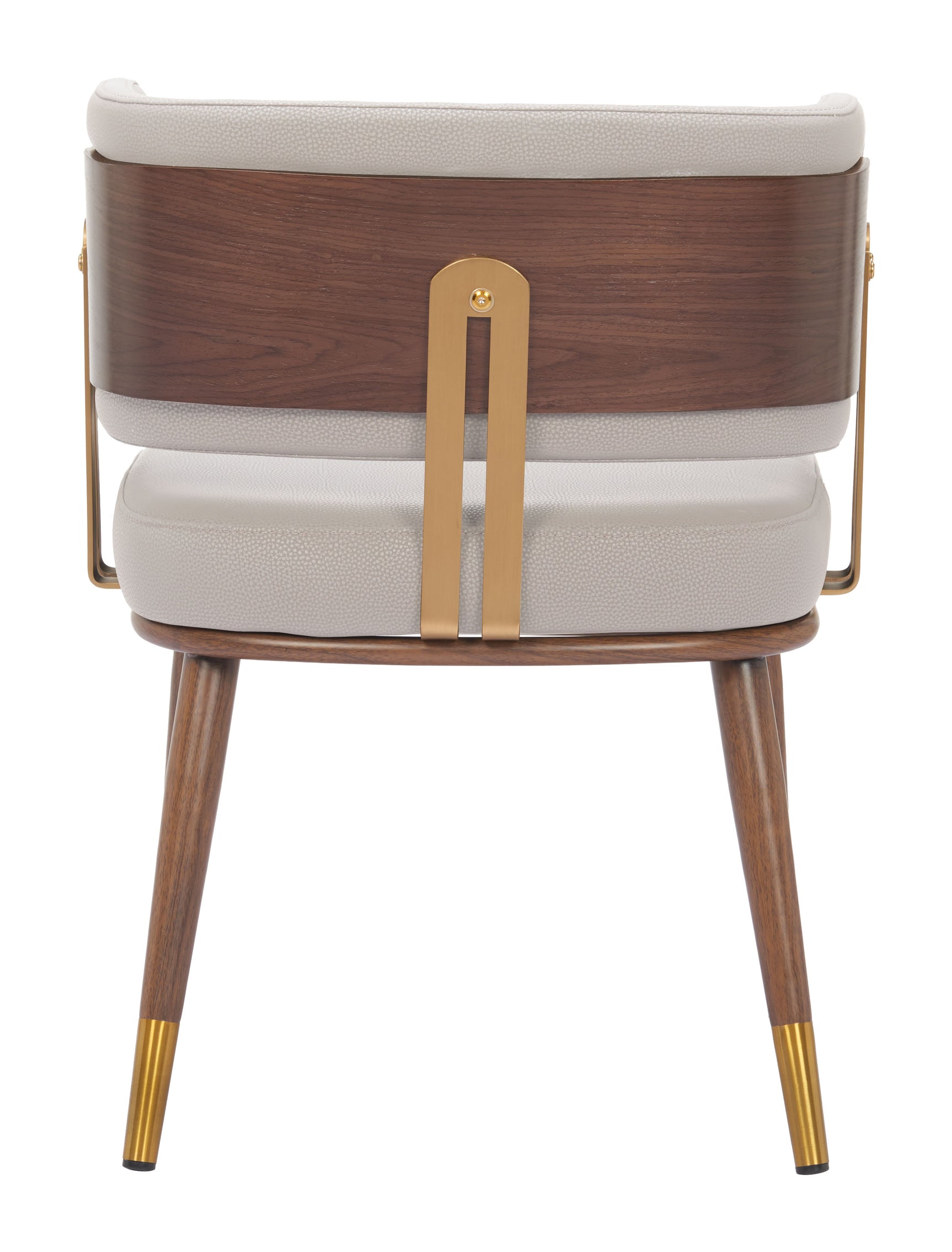 Brew Beige & Walnut Dining Chair - Ornate Home