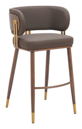 Brew Brown & Walnut Barstool - Ornate Home