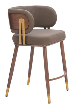 Brew Brown & Walnut Counter Stool - Ornate Home