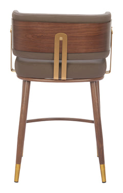Brew Brown & Walnut Counter Stool - Ornate Home