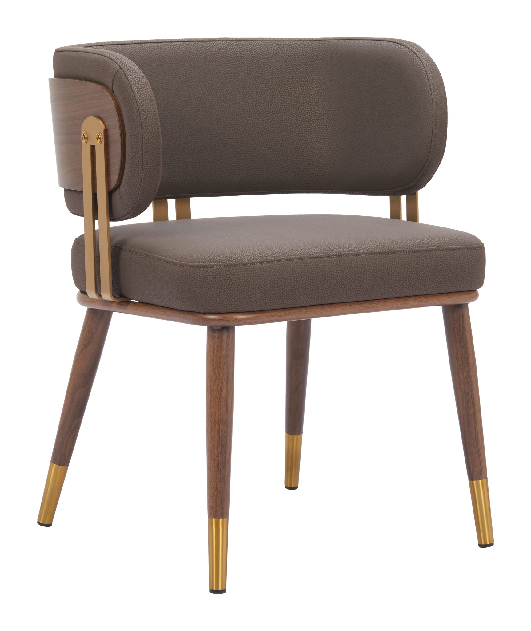 Brew Brown & Walnut Dining Chair - Ornate Home