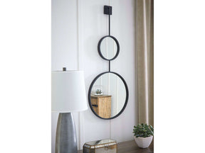 Brewer Black Accent Wall Mirror (Online Special Price) - Ornate Home