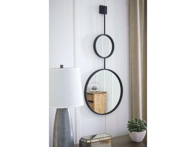 Brewer Black Accent Wall Mirror (Online Special Price) - Ornate Home