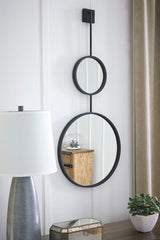 Brewer Black Accent Wall Mirror (Online Special Price) - Ornate Home