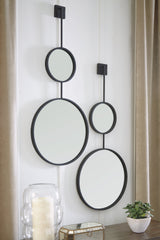 Brewer Black Accent Wall Mirror (Online Special Price) - Ornate Home