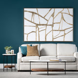 Brewpub White/Brown End Table - Ornate Home