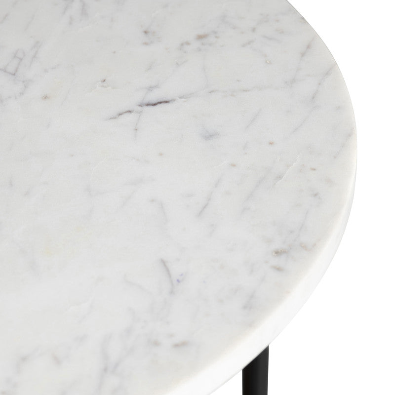 Brewpub White/Brown End Table - Ornate Home