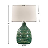 Breya Green Glaze Table Lamp - Ornate Home