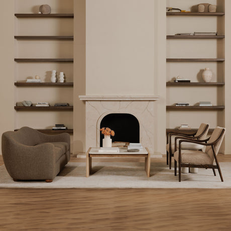 Bria Brown Sofa - Ornate Home