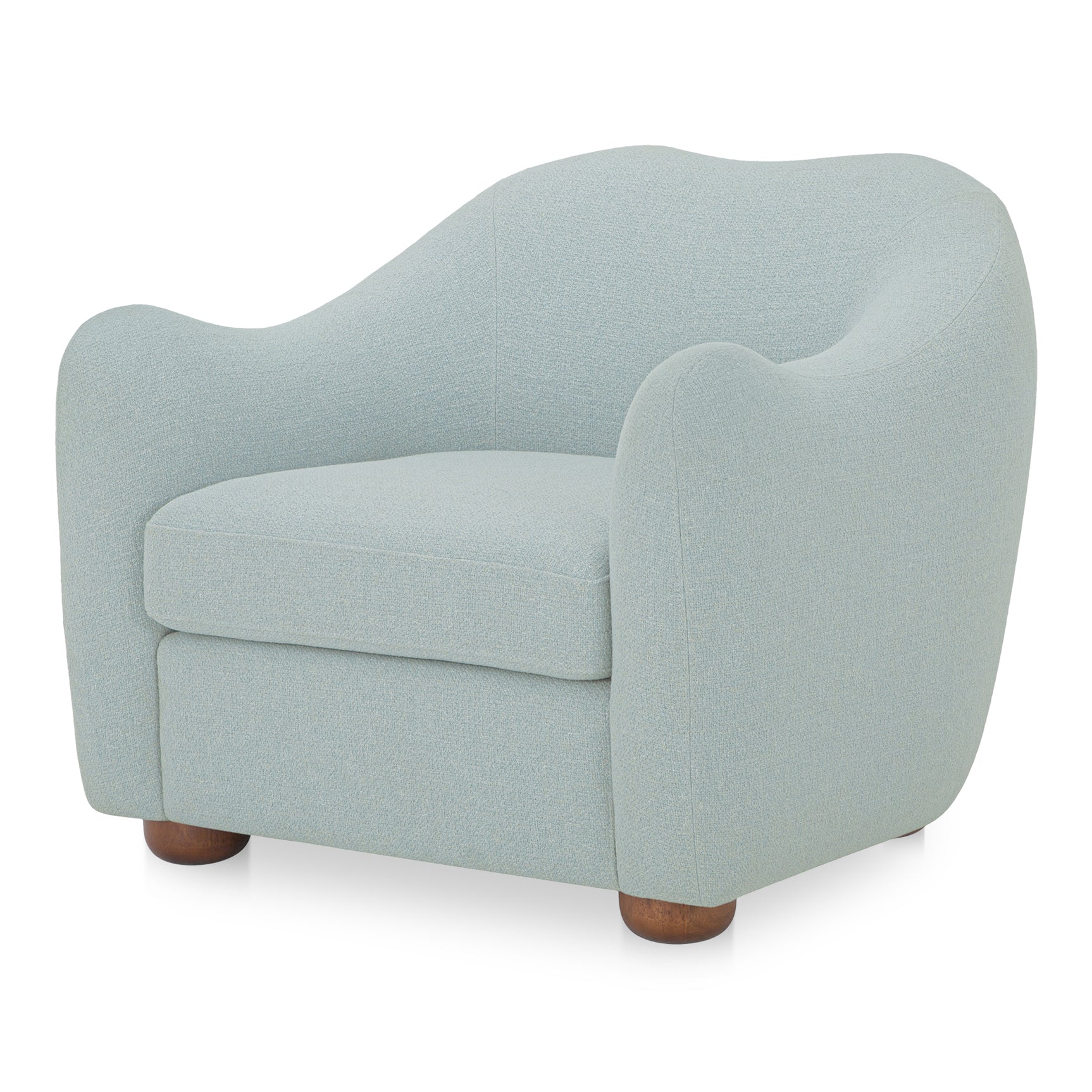 Bria Light Blue Accent Chair - Ornate Home