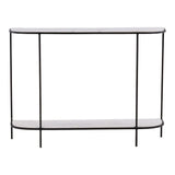 Brian White/Black Console Table - Ornate Home