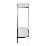 Brian White/Black Console Table - Ornate Home