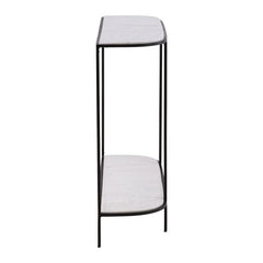 Brian White/Black Console Table - Ornate Home