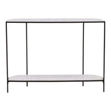 Brian White/Black Console Table - Ornate Home