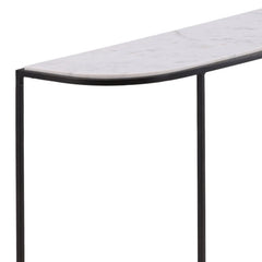 Brian White/Black Console Table - Ornate Home