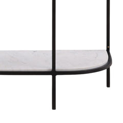 Brian White/Black Console Table - Ornate Home