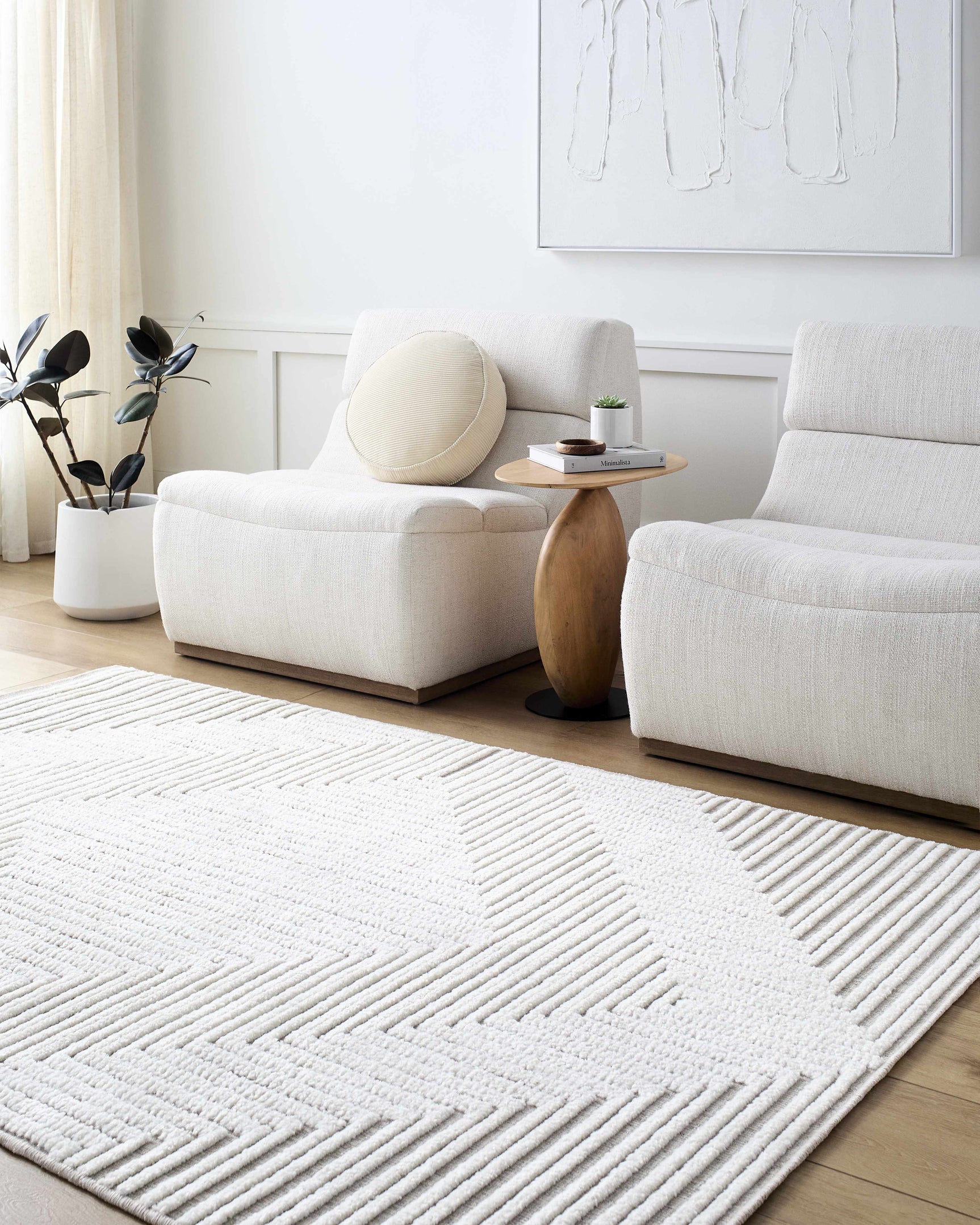 Briana Beige Washable Area Rug - Ornate Home