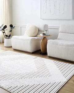 Briana Beige Washable Area Rug - Ornate Home