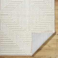Briana Beige Washable Area Rug - Ornate Home