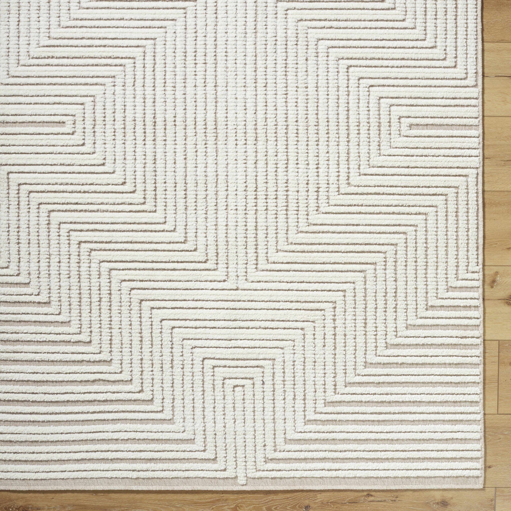 Briana Beige Washable Area Rug - Ornate Home
