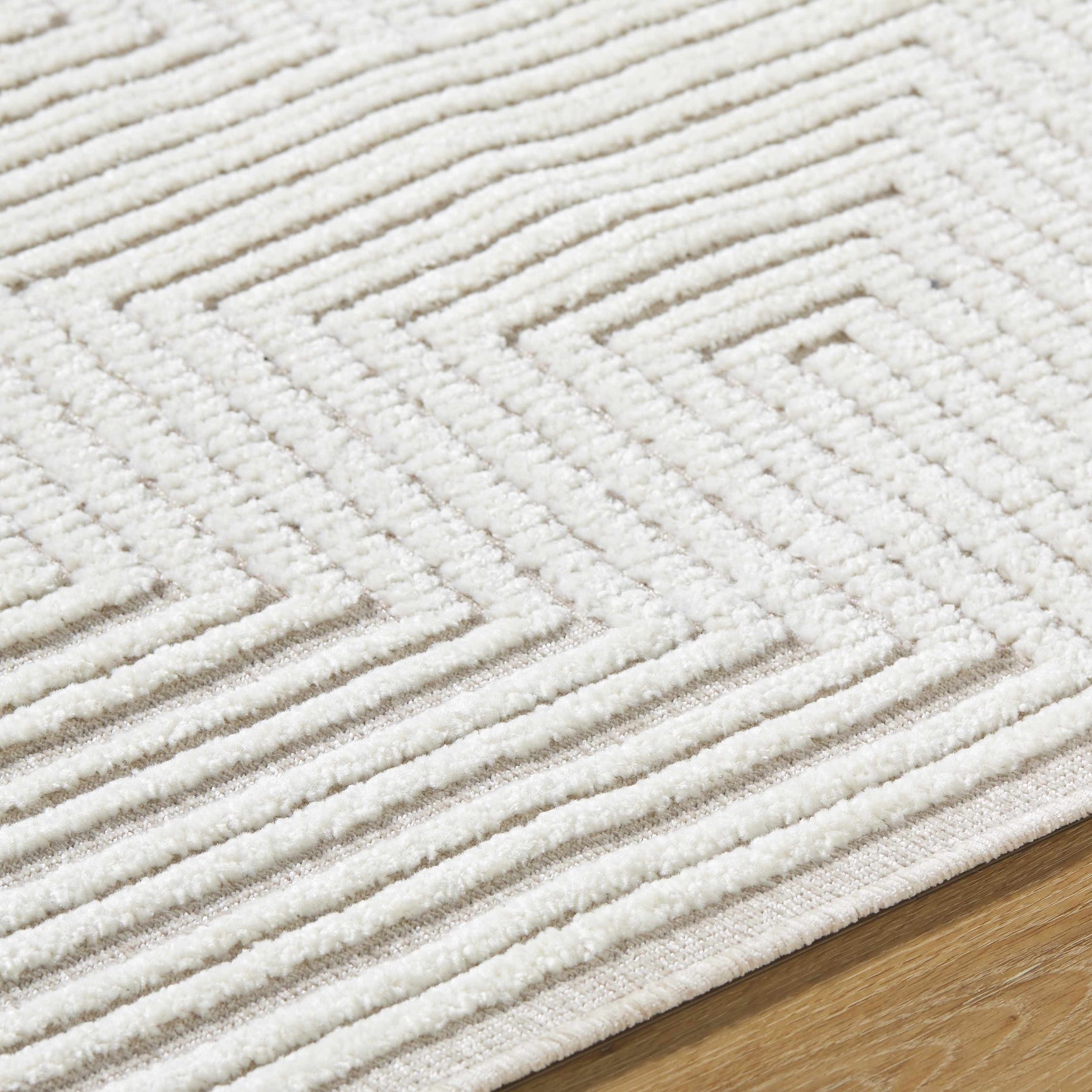 Briana Beige Washable Area Rug - Ornate Home