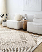 Briana Brown Washable Area Rug - Ornate Home