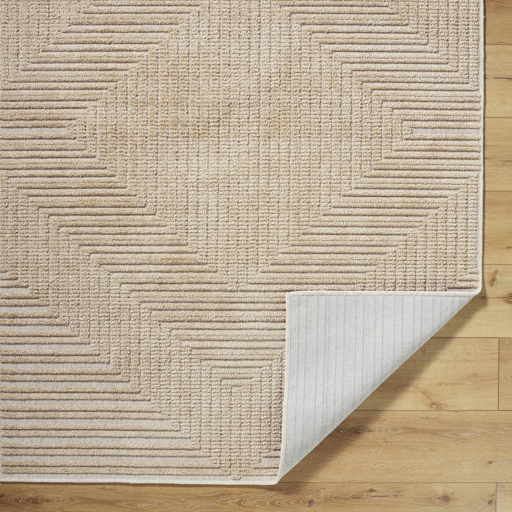 Briana Brown Washable Area Rug - Ornate Home