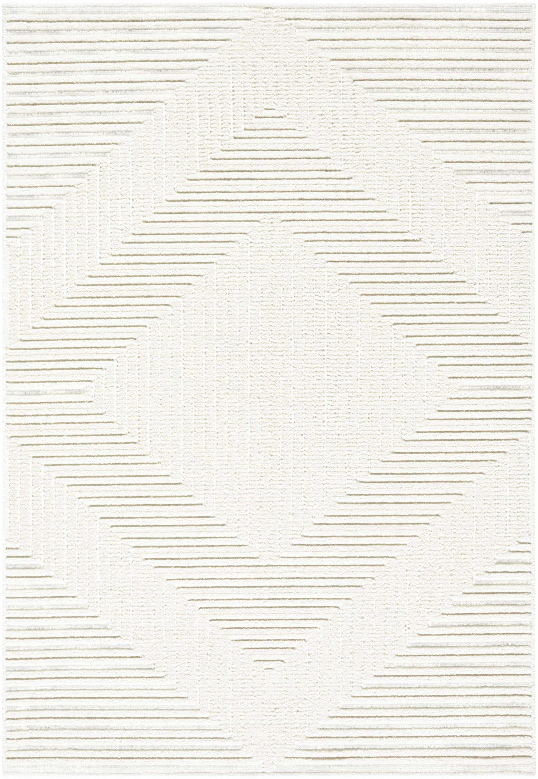 Briana Off-White Washable Area Rug - Ornate Home