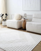 Briana Off-White Washable Area Rug - Ornate Home