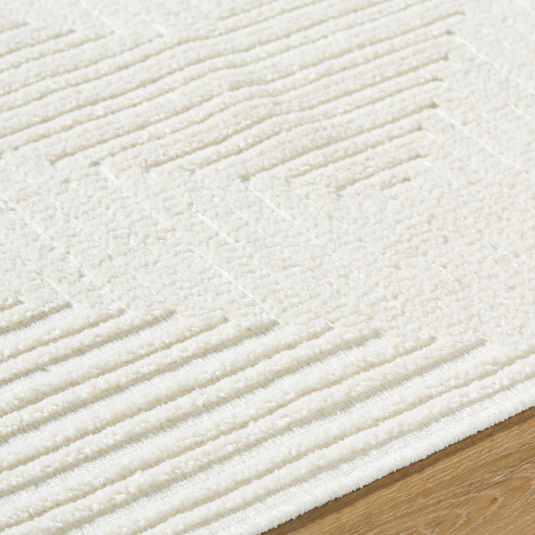 Briana Off-White Washable Area Rug - Ornate Home