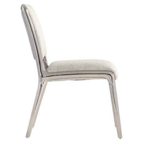 Brianna Light Grey Fabric Side Chair - Ornate Home