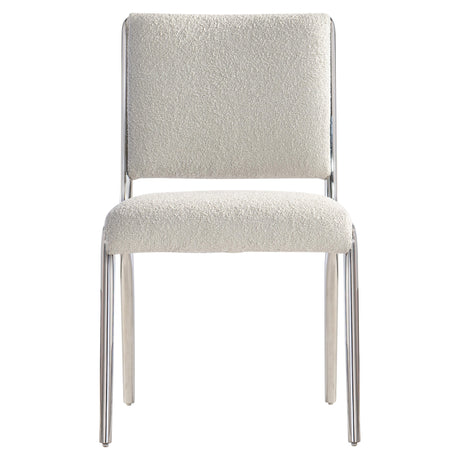 Brianna Light Grey Fabric Side Chair - Ornate Home