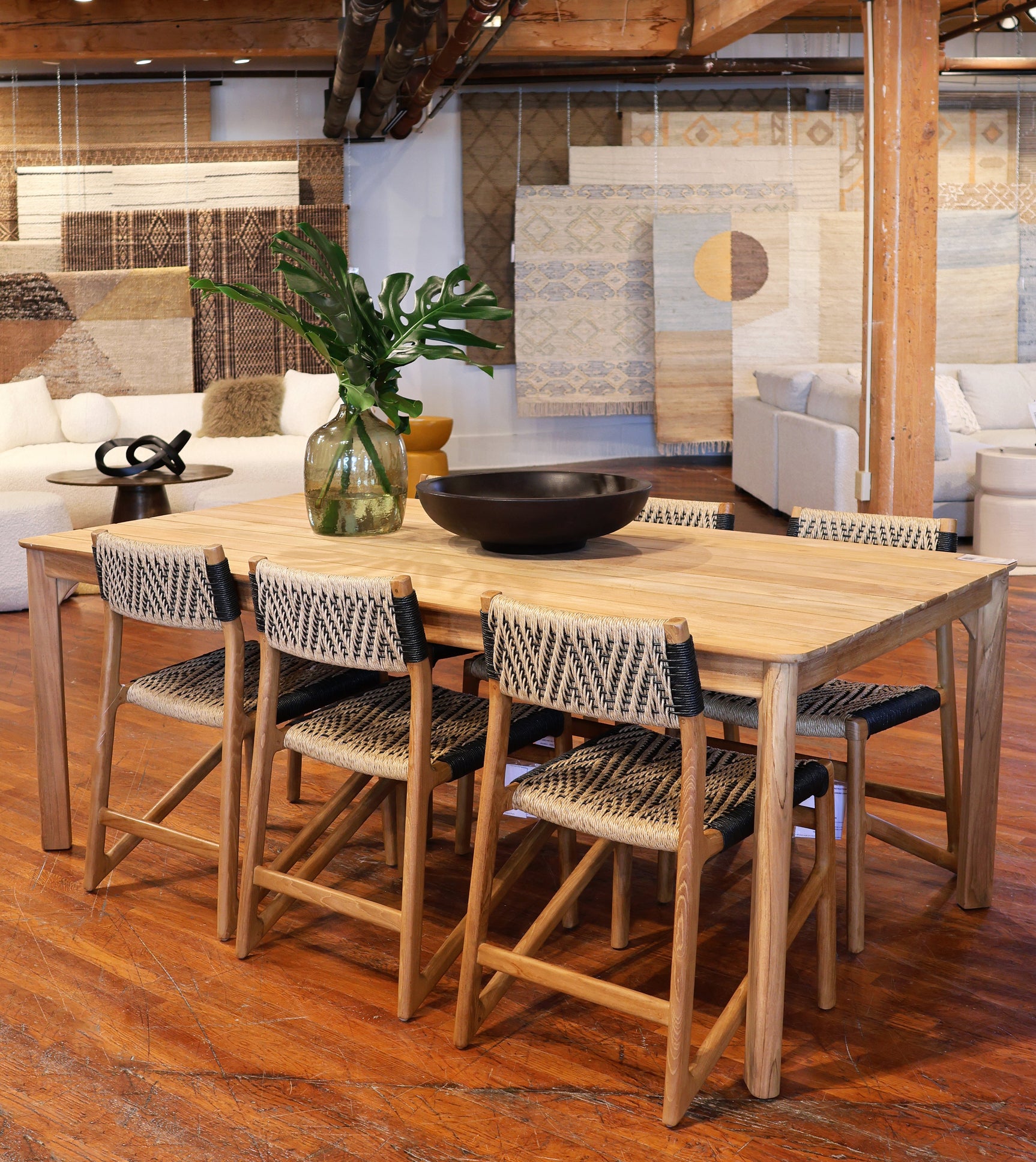 Brianna Natural Outdoor Dining Table - Ornate Home