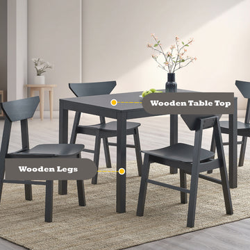 Briar Black Dining Table - Ornate Home