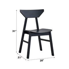 Briar Black Side Chair (Set-4) - Ornate Home