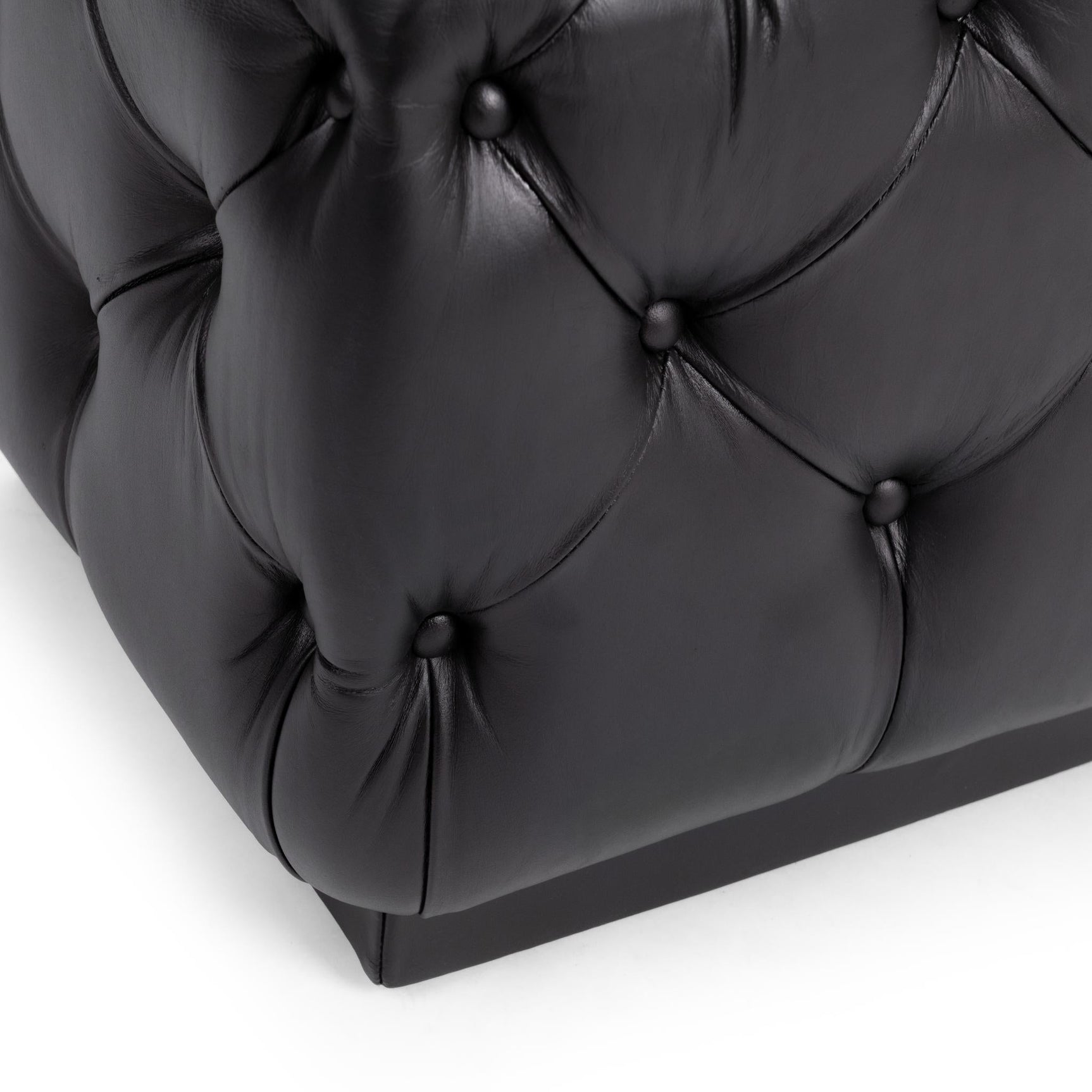 Briar Midnight Raven 18" Square Ottoman - Ornate Home