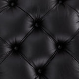 Briar Midnight Raven 18" Square Ottoman - Ornate Home