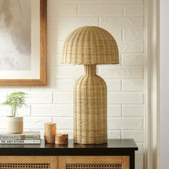 Briar Natural Rattan Table Lamp - Ornate Home