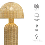 Briar Natural Rattan Table Lamp - Ornate Home