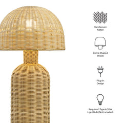 Briar Natural Rattan Table Lamp - Ornate Home