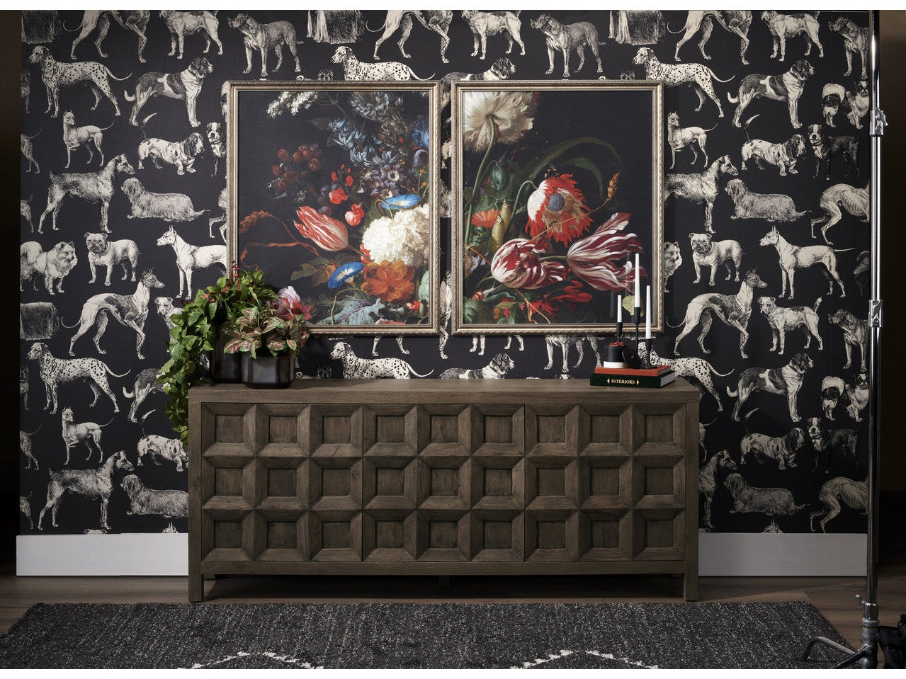 Briarwood Brown Three-Door Sideboard - Ornate Home