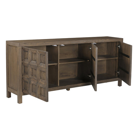 Briarwood Brown Three-Door Sideboard - Ornate Home
