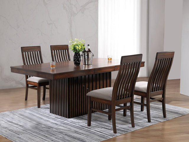 Briarwood Mango 5-piece Oak Dining Room Set - Ornate Home