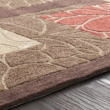 Brick Red-Brown Mosaic Area Rug - Clearance - Ornate Home