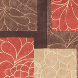 Brick Red-Brown Mosaic Area Rug - Clearance - Ornate Home